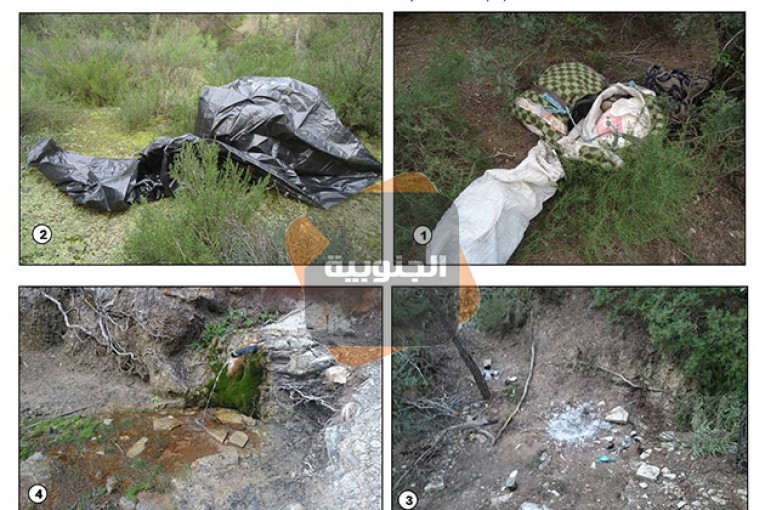 وزارة الدفاع الوطني تكشف عن مخابئ لإرهابيين