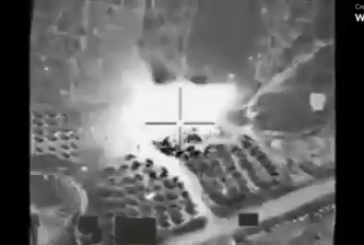 شاهد فيديو الغارة الجوية الأمريكية على صبراتة الليبية