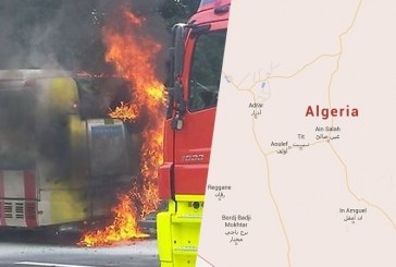 نجاة 44 تونسيّا من حريق نشب في حافلة سياحيّة