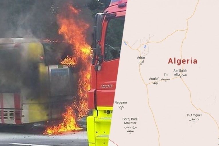 نجاة 44 تونسيّا من حريق نشب في حافلة سياحيّة