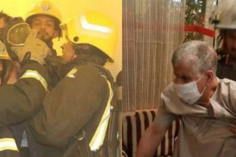 إخلاء 570 معتمرًا وإصابة واحدة إثر حريق بفندق بمكة المكرّمة