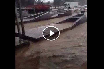 بالفيديو : الأمطار تغرق محطّة الإستخلاص في الطريق السيارة الرابطة بين سوسة وصفاقس