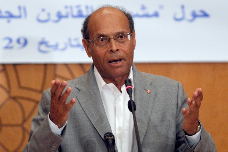 المنصف المرزوقي يُعلن مساندته للتحرّكات الاجتماعية بجمنة