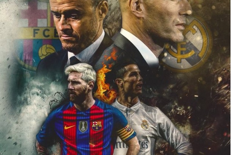 اليوم كلاسيكو الأرض .. صدام بين هدافي برشلونة وريال مدريد