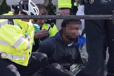 الشرطة البريطانية تعتقل رجلا يحمل سكينا أمام قصر باكينغهام (صور)
