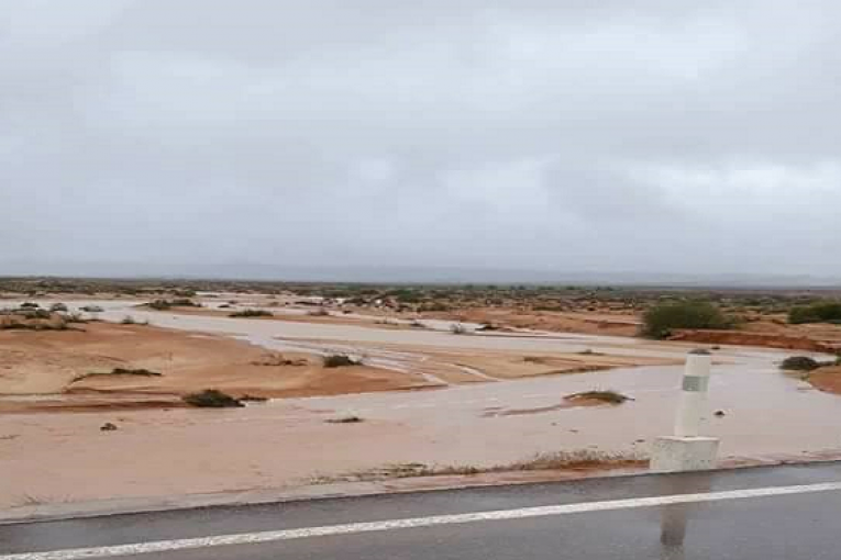 تطاوين: تواصل نزول الأمطار بمختلف المعتمديات