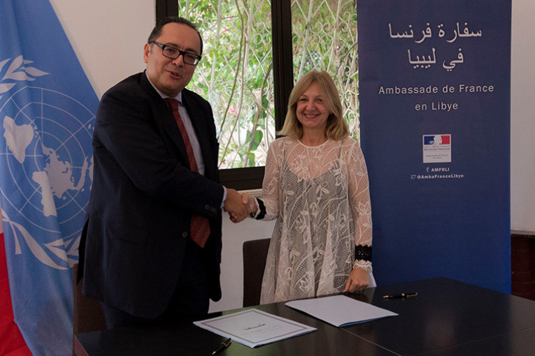 ﻓﺮﻧﺴﺎ ﺗﺘﻌﻬﺪ ﺑﺘﻘﺪﻳﻢ 650 ﺃﻟﻒ ﻳﻮﺭﻭ ﻟﺪﻋﻢ ﺍﻻﻧﺘﺨﺎﺑﺎﺕ ﺑـﻟﻴﺒﻴﺎ ..