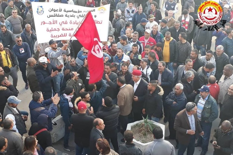 الإضراب العام: تجمّعات عمالية حاشدة بهذه الولايات (صور)