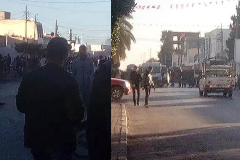 اشتباكات بين قوات الامن ومحتجين لليوم الثاني بجبنيانة