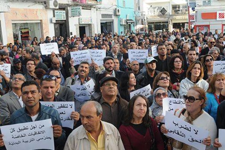 في ساحة محمد علي : الأساتذة يدعون للتصعيد