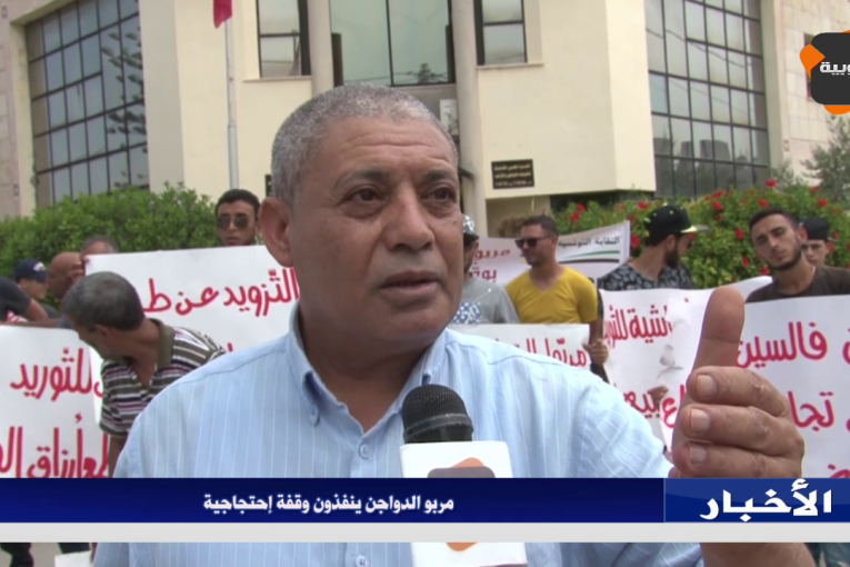 مربوا الدواجن ينفذون وقفة احتجاجية