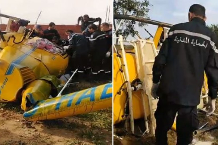 سُكرة: سقوط طائرة خاصة بمداواة الحشرات