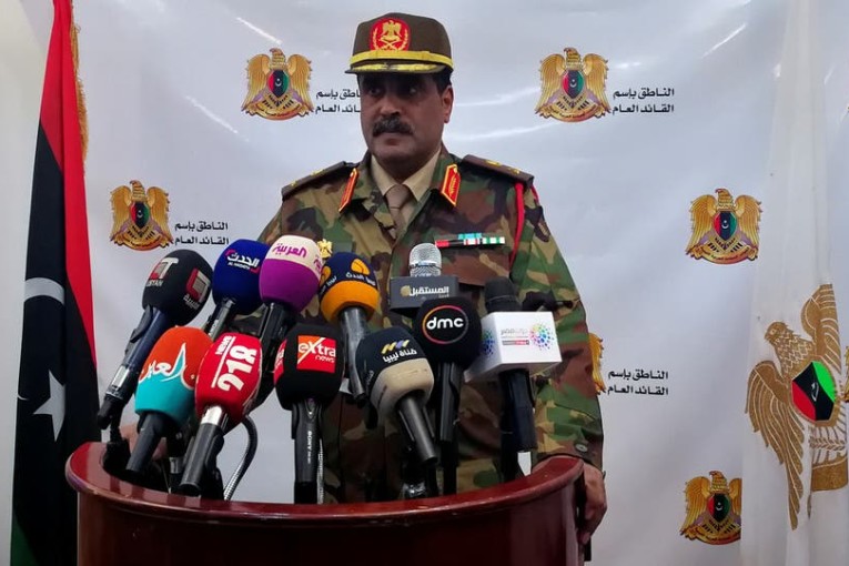 الجيش الليبي يشن هجوما على الميليشيات شرقي مصراتة