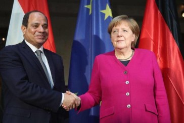 ميركل ترحب بالمبادرة المصرية لحل الأزمة في ليبيا