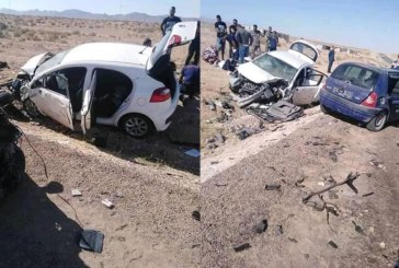 قابس: وفاة شخصين واصابة 8 اخرين في حادث اصطدام بالطريق الوطنية بين الحامة وقبلي