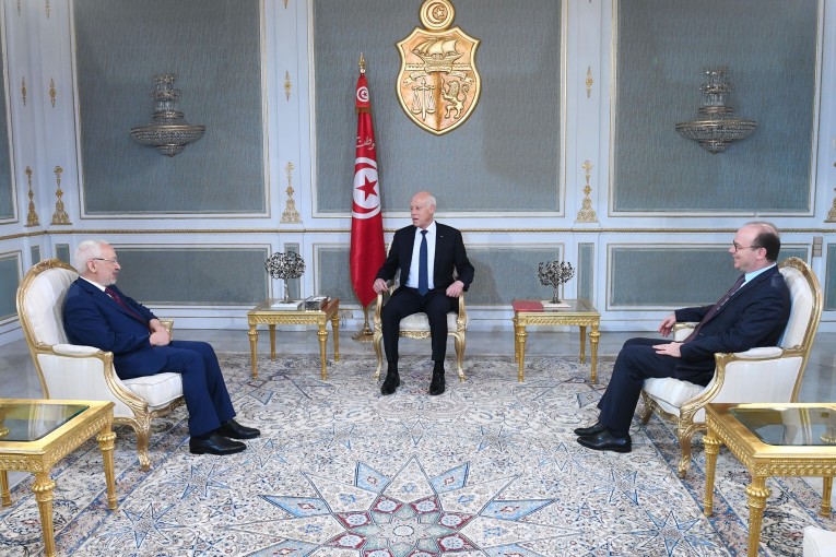 سعيّد يؤكد للغنوشي والفخفاخ على أهمية إيجاد حُلول لمطالب الشعب