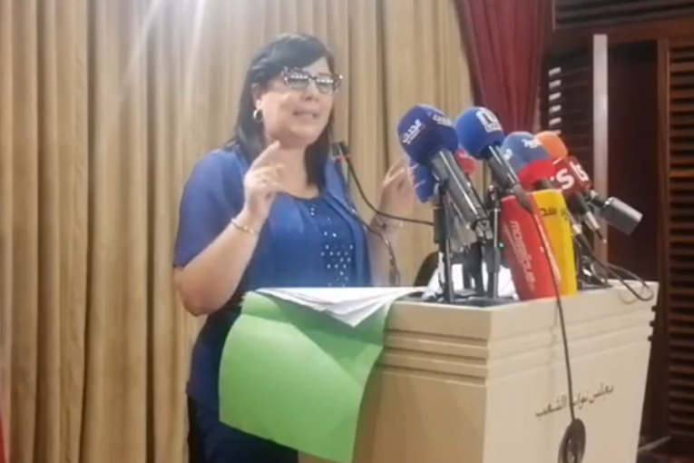 عبير موسي تعرض وثائق حول العلاقة بين النهضة والاخوان المسلمين