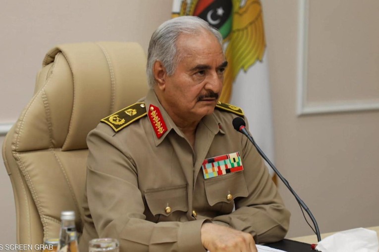 حفتر يتعهد بالتصدي للعدوان التركي وحماية ثروات ليبيا