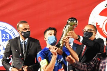 الاتحاد المنستيري يتوج بلقب كأس تونس ( الحبيب بورقيبة) لاول مرة في تاريخه وفي اول نهائي على ميدانه