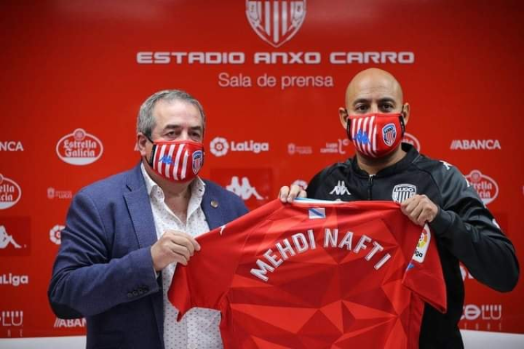 نادي لوغو الإسباني يقدم مدربه الجديد مهدي النفطي