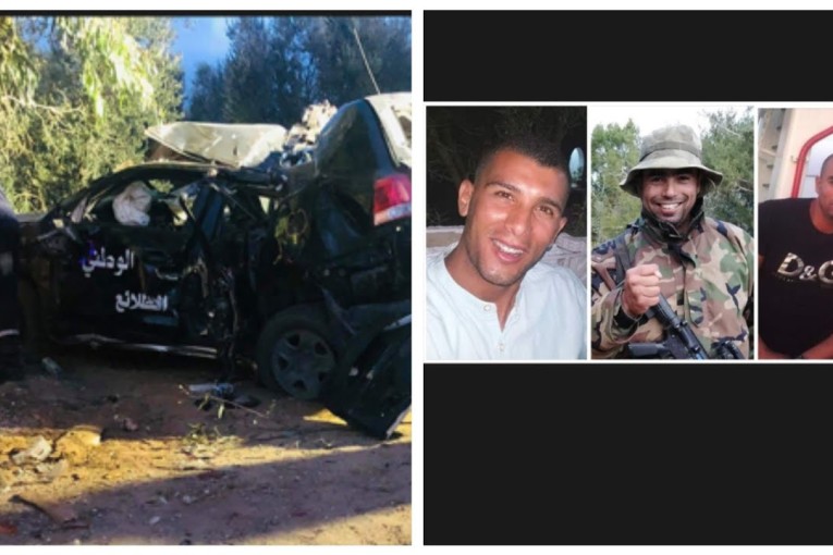 وزير الداخلية يؤدي واجب العزاء لعائلات الأمنيين ضحايا حادث مرور القصرين