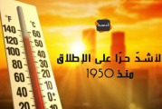 أوت 2021 الشهر الأشدّ حرّا على الإطلاق في أشهر أوت منذ سنة 1950