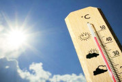 درجات الحرارة في ارتفاع وتراوح بين 30 و41 درجة