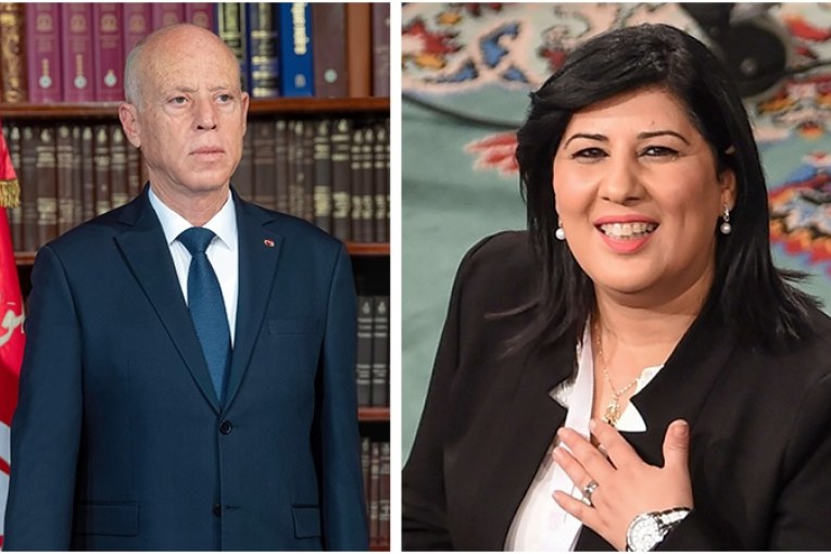 نوايا التصويت في الرئاسية:قيس سعيد الاول وعبير موسي الثانية