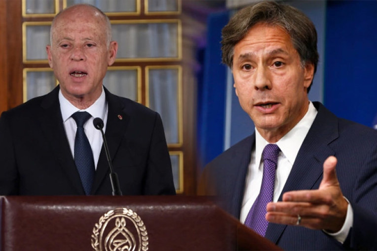 سعيّد في محادثة مع وزير الخارجية الأمريكي:يتم الإعداد للخروج من الوضع الاستثنائي ..وعديد المغالطات يتم نشرها في الخارج ليست صحيحة