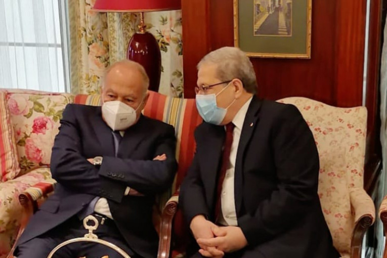 الجرندي يلتقي الأمين العام لجامعة الدول العربية