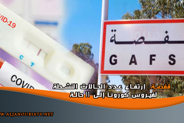 قفصة: إرتفاع عدد الحالات النشطة لفيروس كورونا إلى 11 حالة