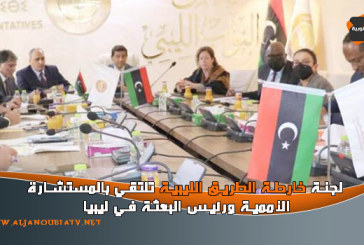لجنة خارطة الطريق الليبية تلتقي بالمستشارة الأممية ورئيس البعثة في ليبيا