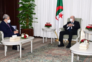 الرئيس الجزائري يستقبل عثمان الجرندي