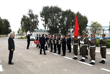وزير الدفاع يؤدي زيارة عمل إلى القاعدة الجوية بسيدي أحمد ببنزرت