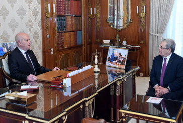 خلال لقاء الجرندي: رئيس الجمهورية يجدد التمسّك برفض التدخل الخارجي في الشؤون الداخلية