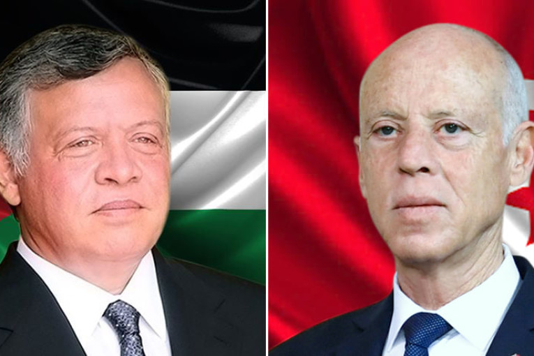 رئيس الجمهورية يطمئن على صحة ملك الأردن