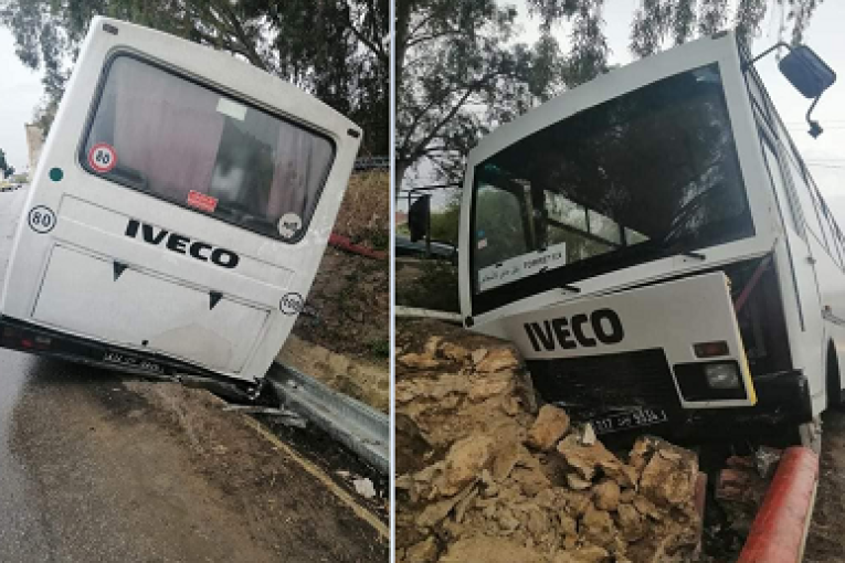 منوبة : اصطدام بين حافلتين يخلف 17 مصابا