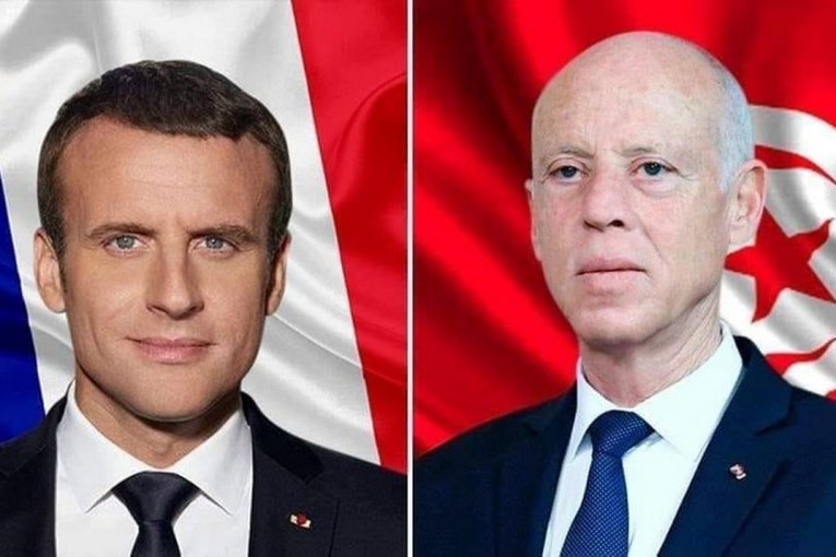 قيس سعيّد يهنئ ماكرون بإعادة انتخابه رئيسا لفرنسا