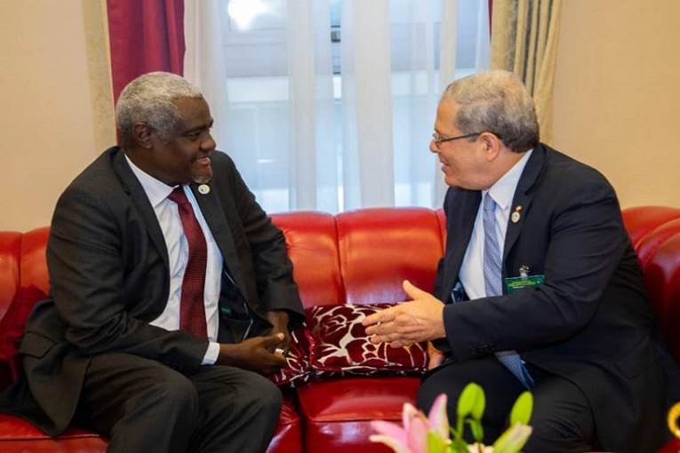 الجرندي لرئيس المفوضية الإفريقية: ‘لا رجعة عن الخيار الديمقراطي في تونس وإنجاز مسار الإصلاح السياسي مستمر’