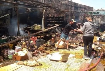 حريق سوق قابس: اتّحاد الأعراف يدعو السلطات إلى جبر الأضرار