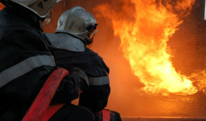 بنزرت: حريق مفاجئ في بمحيط مدرسة الفلاحة بماطر