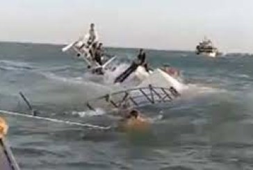 مدنين : تطويق مكان غرق مركب الصيد البحري بأجيم تحسبا لامكانية تسرب المحروقات