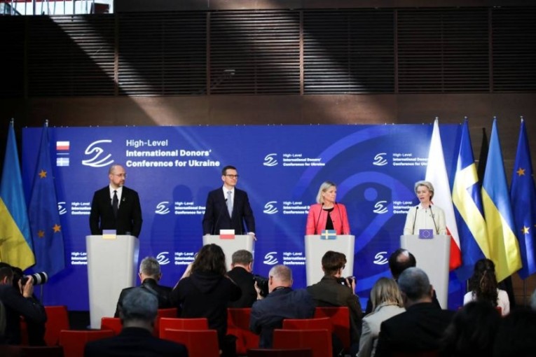 مؤتمر المانحين يجمع 6.5 مليار دولار لدعم أوكرانيا