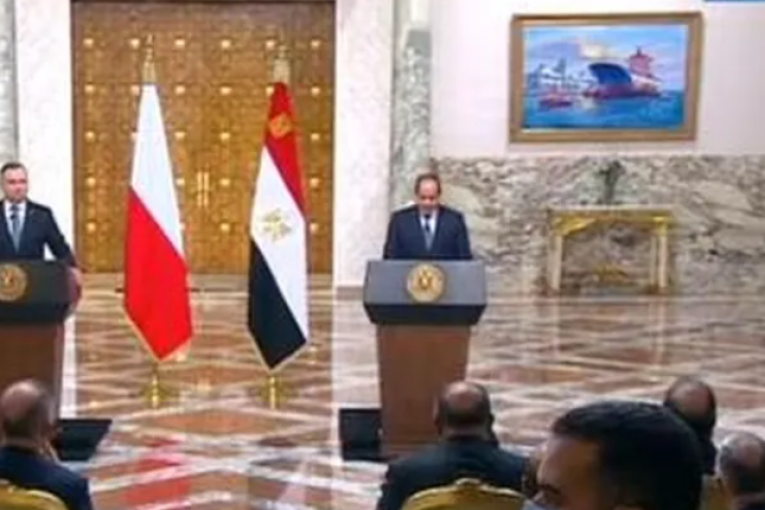 عبد الفتاح السيسي يؤكد على ضرورة وقف سياسة الاستيطان الإسرائيلي