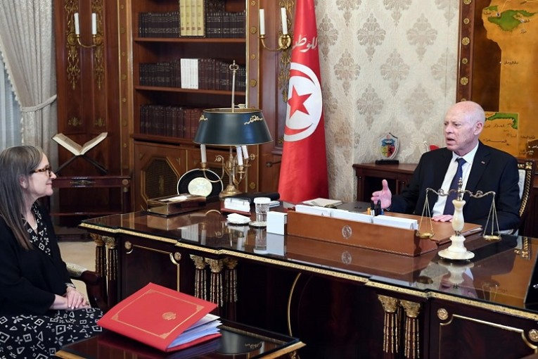 رئيس الجمهورية يتابع الوضع العام بالبلاد خلال لقائه نجلاء بودن