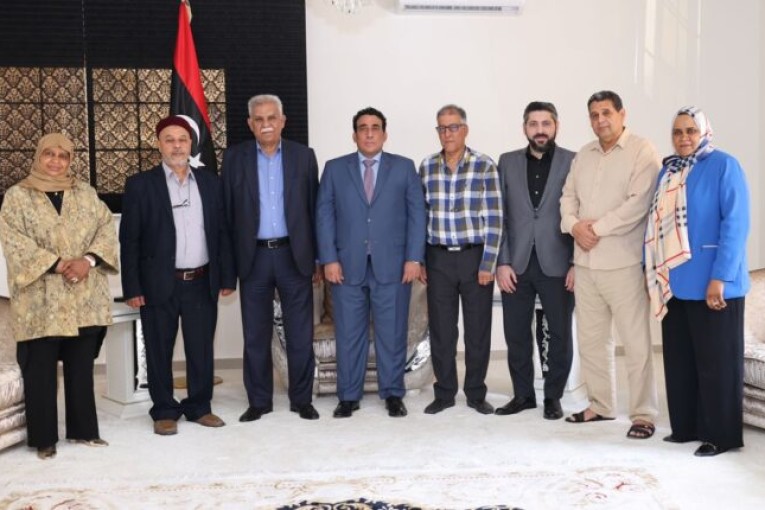 ليبيا.. محمد المنفي يستقبل عدداً من أعضاء لجنة الحوار السياسي