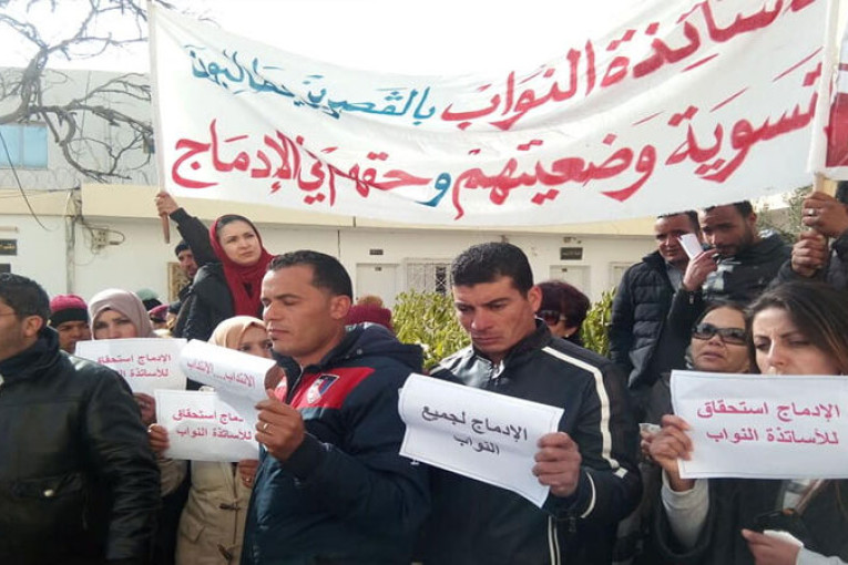 الأساتذة النوّاب ينفّذون تحرّكا جديدا الأسبوع القادم