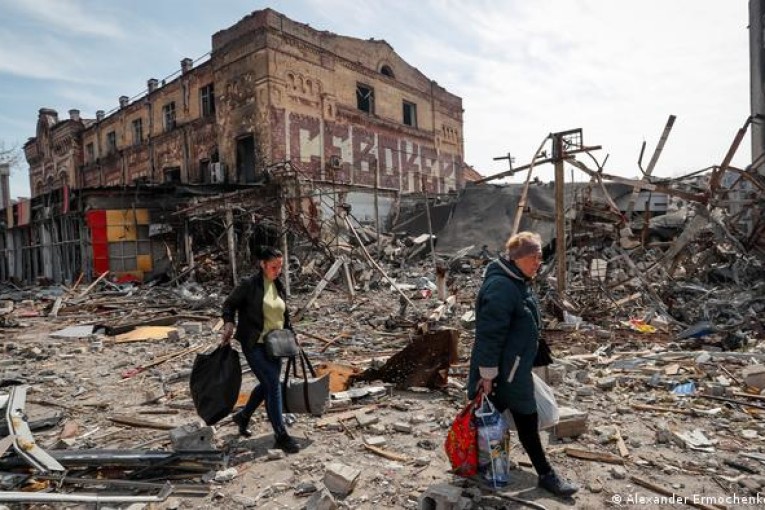 قصف روسي عنيف على ميكولاييف الأوكرانية