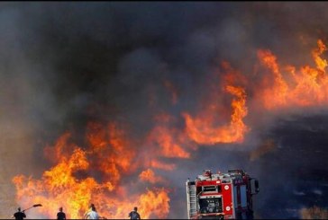 دار شعبان الفهري.. اندلاع حريق بمنطقة الفرينين