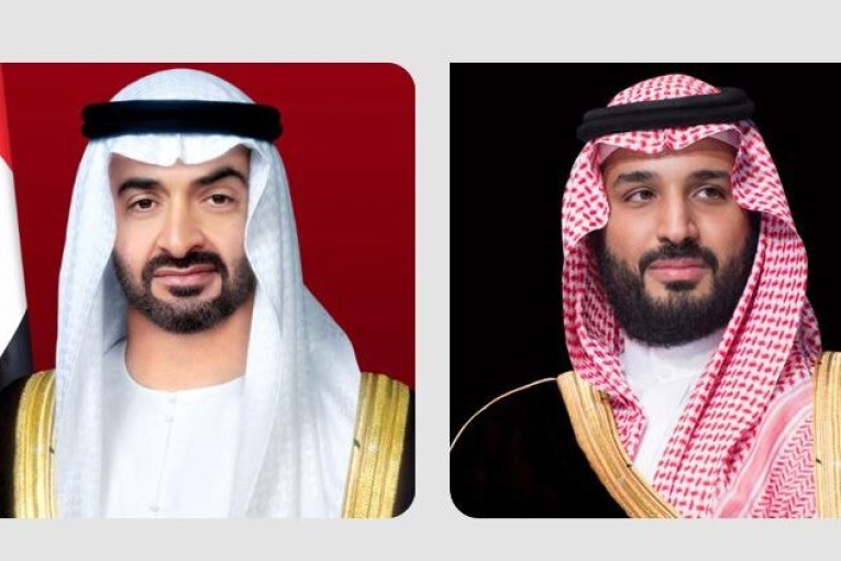 محمد بن زايد يهنىء ولي العهد السعودي بعيد الأضحى